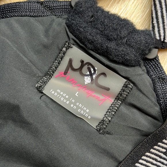 FREE PEOPLE movement Hit The Slopes Salopette, BLACK SIZE LARGE - Picture 8 of 9